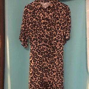 Leopard print dress
